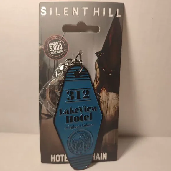 Konami Accessories Silent Hill Lakeview Hotel Keyring Official
